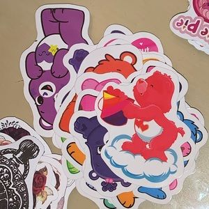 12 for $12 CARE BEAR Stickers!